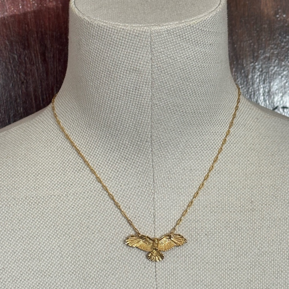 Habaha Paris Gold-Toned Eagle Necklace